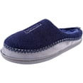 thumbnail image 1 of Urban Fox Mens Suede Slippers I Thickly Padded I 100% Boa Lining I Comfortable House Slippers Navy XL (13-14), 1 of 7