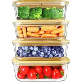 Total Solution® 5-cup Rectangular Plastic Food Storage Container with Lid