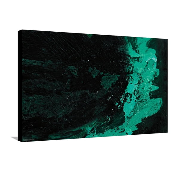 Urban - Green Splatter Canvas Wall Poster, 22.375" x 34"