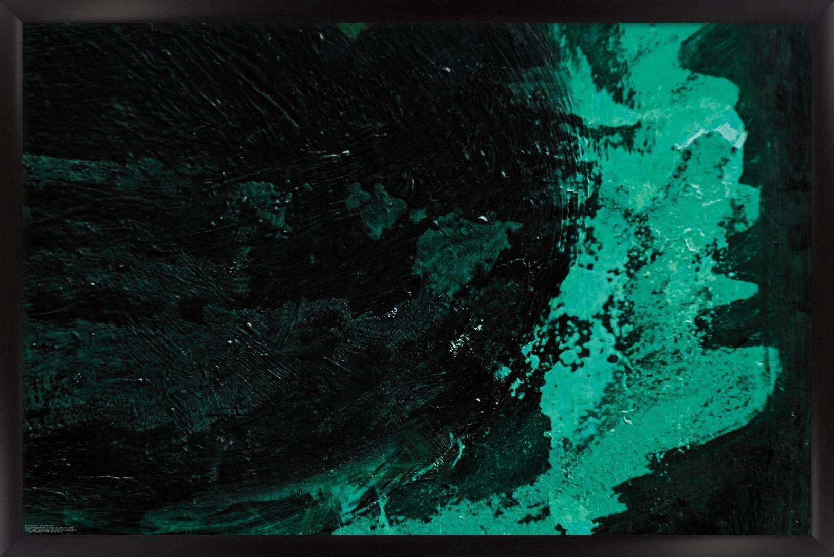 Urban - Green Splatter Wall Poster, 14.725" x 22.375", Framed