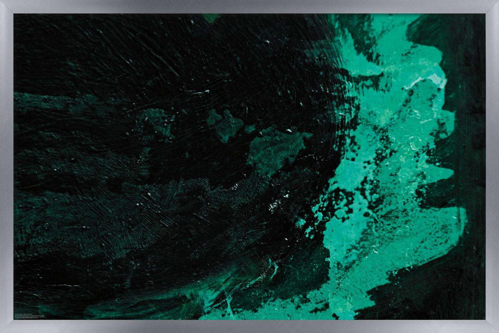 Urban - Green Splatter Wall Poster, 14.725" x 22.375", Framed