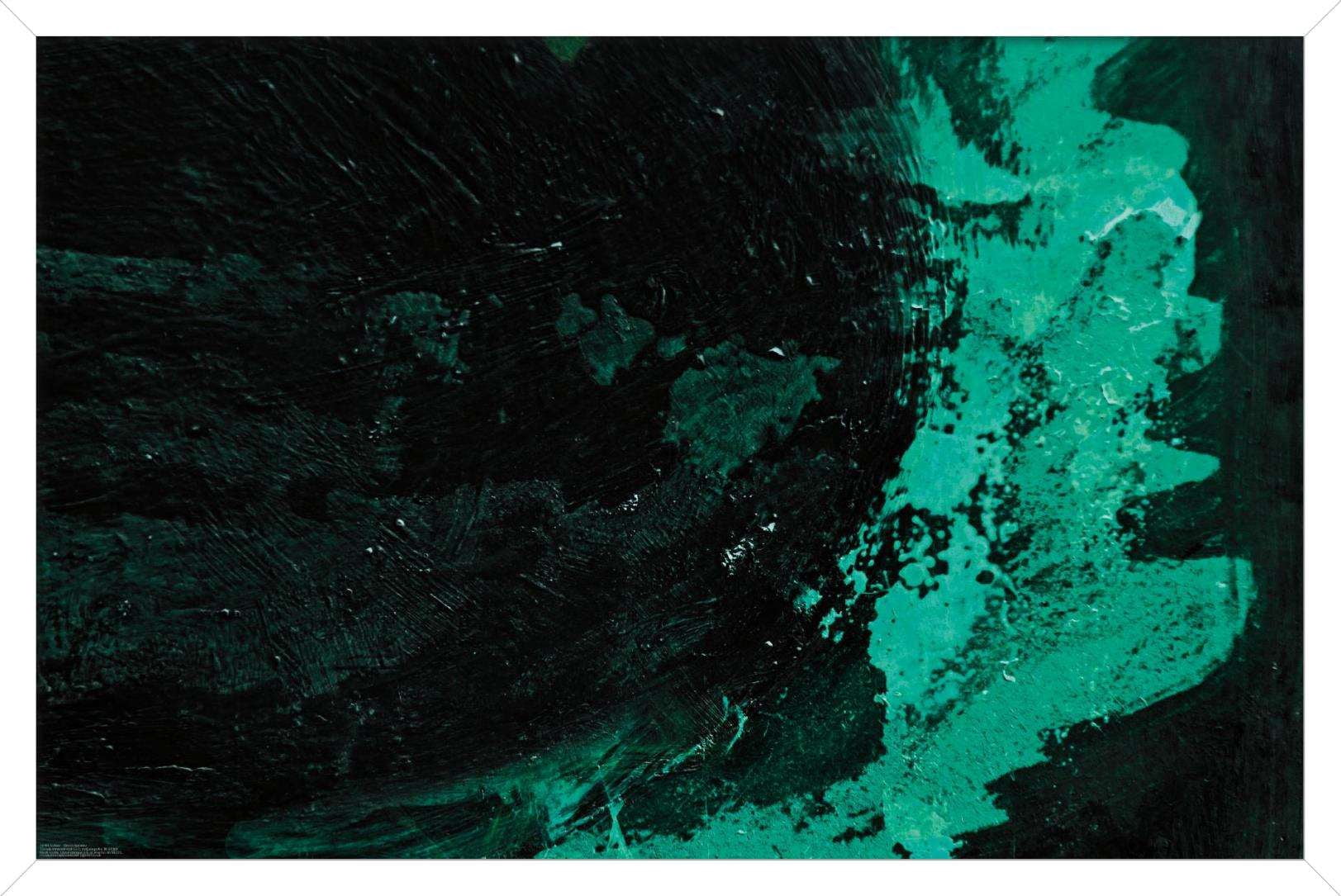 Urban - Green Splatter Wall Poster, 14.725" x 22.375", Framed