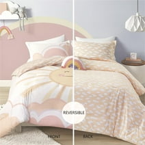 Urban Habitat Kids Reversible Cotton Twin/Twin XL Comforter Set 3-Piece Sunshine Print Yellow/Coral
