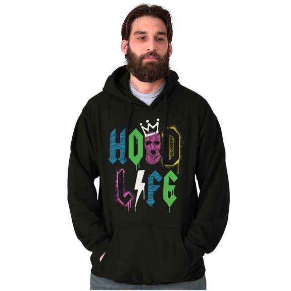 Urban Hood Life Ski Mask Crown Hoodie Sweatshirt Women Men Brisco Brands X