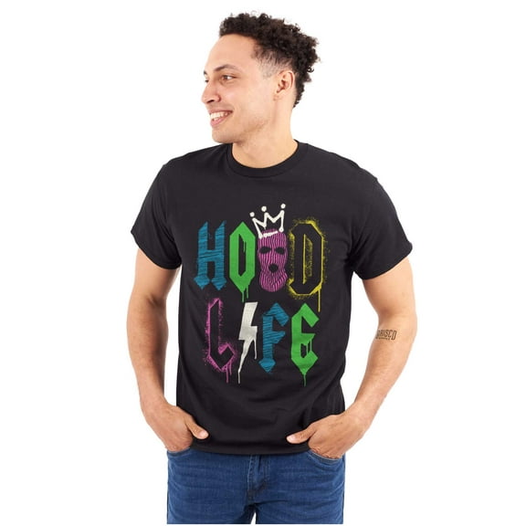 Urban Hood Life Ski Mask Crown Men's Graphic T Shirt Tees Brisco Brands M