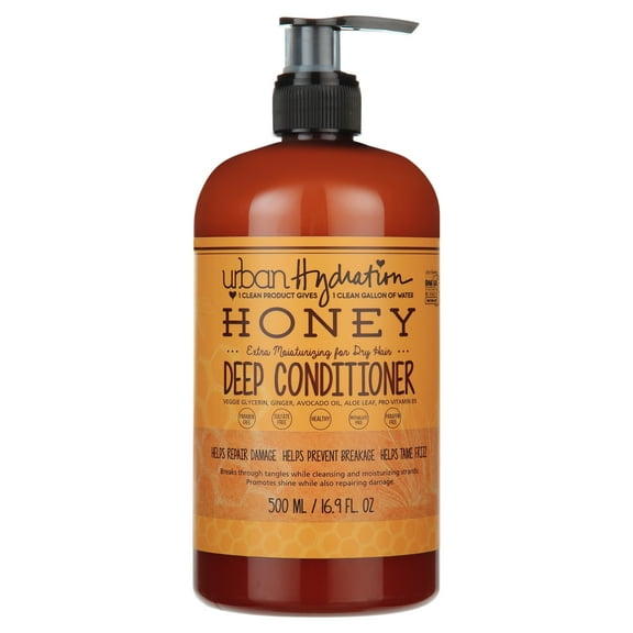 Urban Hydration Honey Health & Repair Deep Conditioner with Pump, 16.9 oz