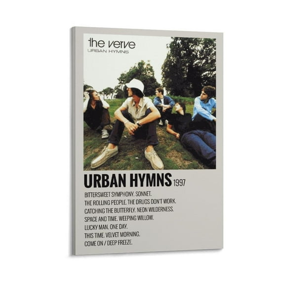 Urban Hymns The Verve Canvas Poster Bedroom Decoration Landscape Office Valentine's Birthday Gift
