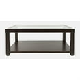 thumbnail image 1 of Urban Icon Contemporary Rectangular Glass Inlay Coffee Table, 1 of 7