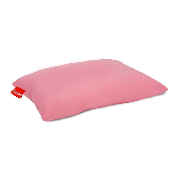 Urban Infant Pipsqueak Tiny | Small Pillow with Name Tag - Mini Size 11" x 7" x 2.5" - Machine Washable - Great for Little Kids, Travel, Neck, Lumbar, Dogs, Preschool and Daycare - Pink