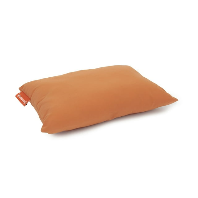 Urban Infant Pipsqueak Tiny | Small Pillow with Name Tag - Mini Size 11" x 7" x 2.5" - Machine Washable - Great for Little Kids, Travel, Neck, Lumbar, Dogs, Preschool and Daycare - Orange