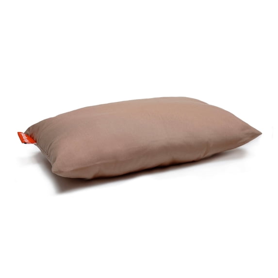 Urban Infant Pipsqueak Tiny | Small Pillow with Name Tag - Mini Size 11" x 7" x 2.5" - Machine Washable - Great for Little Kids, Travel, Neck, Lumbar, Dogs, Preschool and Daycare - Khaki