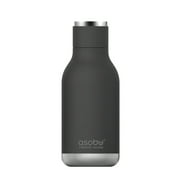 Urban Insulated and Double Walled Stainless Steel Bottle 16 Ounce by Asobu (Black)