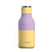 Urban Insulated and Double Walled Stainless Steel Bottle 16 Ounce by Asobu (Pastel Yellow)
