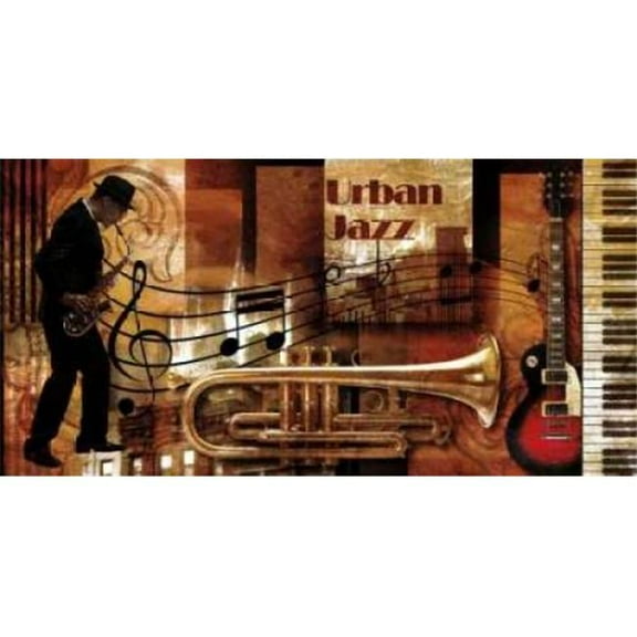 Urban Jazz Poster Print by Paul Robert - 10 x 20 - Small