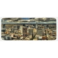 thumbnail image 1 of Urban Kitchen Mat, Melbourne Cityscape Modern Australia Architecture Buildings Metropolis Dramatic Sky, Plush Decorative Kitchen Mat with Non Slip Backing, 47" X 19", Multicolor, by Ambesonne, 1 of 1