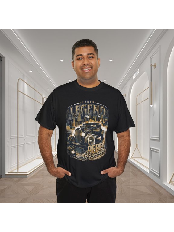 Urban Legend Rebel Roadster Vintage Hot Rod Racing Team T-Shirt
