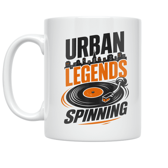 Urban Legends Spinning Design - Urban Legend Enthusiast - 11 oz Ceramic Coffee Mug