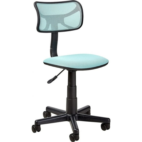 Urban Lifestyle Swivel Mesh Desk Chair, Blue 20.86D x 22W x 33.46H in