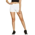 thumbnail image 1 of Urban Look Super Stretch Body Enhancing Workout Yoga Biker Shorts (Small/Medium, Short White), 1 of 3