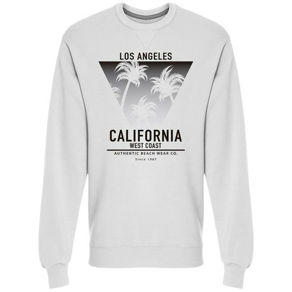 Urban Los Angeles Beach L.A Art Sweatshirt Men -Image by Shutterstock, Male XX-Large