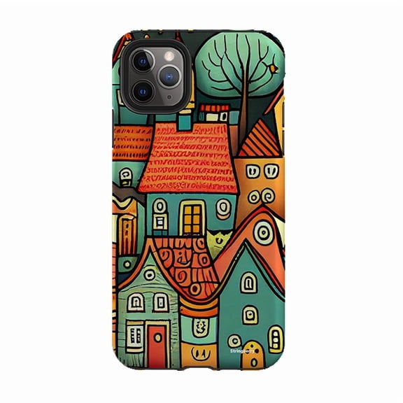 Urban Magic Cityscape Fantasy Phone Case for iPhone 16 15 14 13 12 11 Pro Max