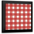 thumbnail image 1 of Urban, Mary 12x12 Black Modern Framed Museum Art Print Titled - Farm Market Pattern IIA, 1 of 5