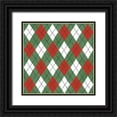 thumbnail image 1 of Urban, Mary 12x12 Black Ornate Wood Framed with Double Matting Museum Art Print Titled - Classic Snowmen Step 05C, 1 of 4