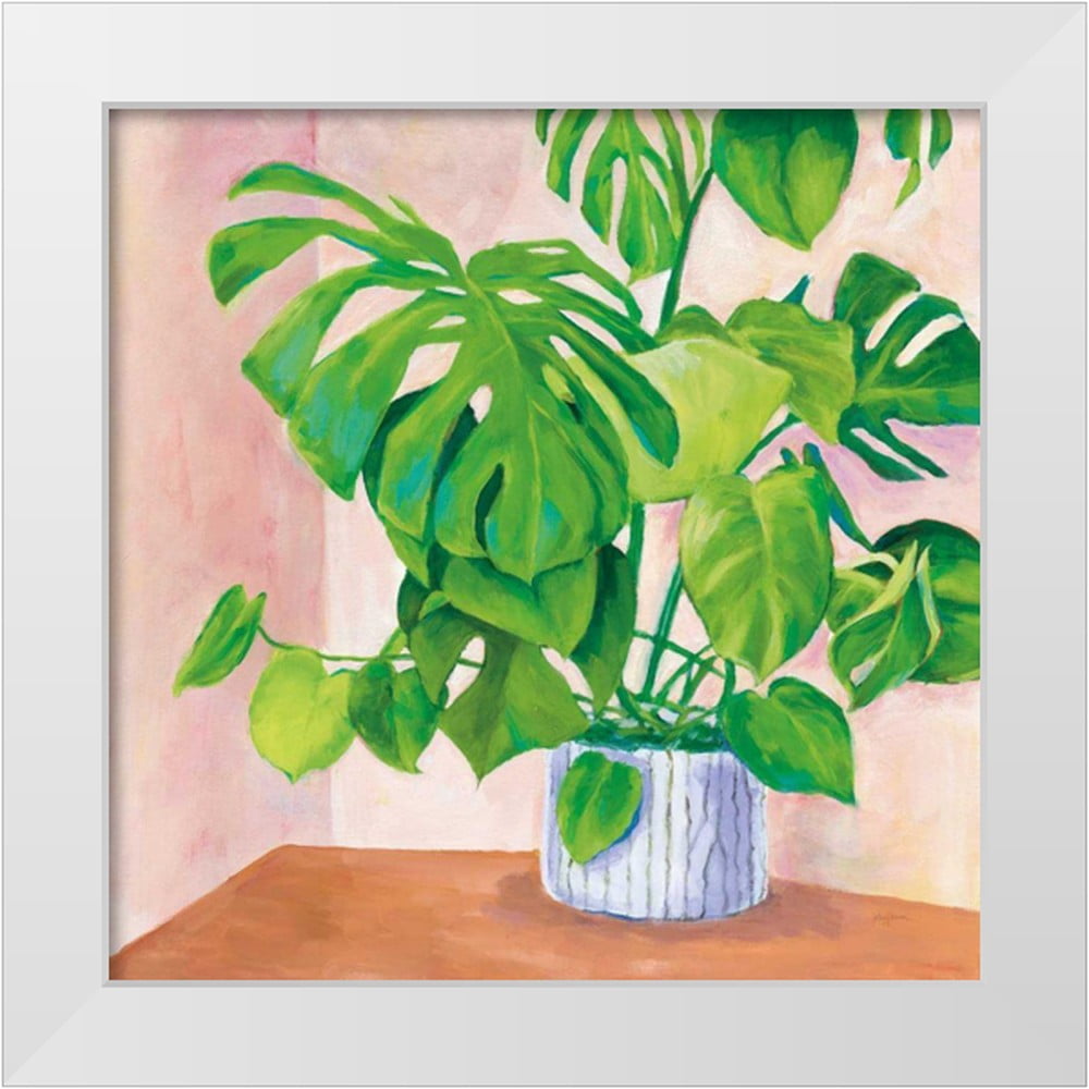 Mary Urban 12x12 White Framed Tropical Plant Art Print