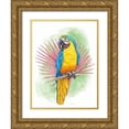 thumbnail image 1 of Urban, Mary 12x14 Gold Ornate Wood Framed with Double Matting Museum Art Print Titled - Tropical Flair I, 1 of 4