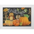 thumbnail image 1 of Urban, Mary 14x11 White Modern Wood Framed Museum Art Print Titled - Harvest Owl I, 1 of 4