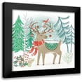 thumbnail image 1 of Urban, Mary 15x15 Black Modern Framed Museum Art Print Titled - Reindeer Jubilee V, 1 of 5