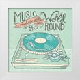 thumbnail image 1 of Urban, Mary 15x15 White Modern Wood Framed Museum Art Print Titled - Retro Record Player Gray, 1 of 4