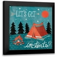 thumbnail image 1 of Urban, Mary 20x20 Black Modern Framed Museum Art Print Titled - Adventure Love Tent, 1 of 5