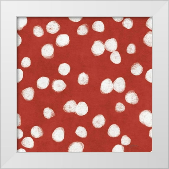 Urban, Mary 20x20 White Modern Wood Framed Museum Art Print Titled - Classic Snowmen Step 06B