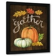 thumbnail image 1 of Mary Urban 20x24 Black Modern Wood Framed Wall Art Titled - Autumn Harvest III Walnut, 1 of 6