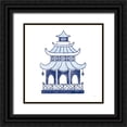 thumbnail image 1 of Urban, Mary 26x26 Black Ornate Wood Framed with Double Matting Museum Art Print Titled - Everyday Chinoiserie IV, 1 of 4