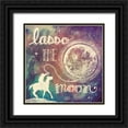 thumbnail image 1 of Urban, Mary 26x26 Black Ornate Wood Framed with Double Matting Museum Art Print Titled - Universe Galaxy Lasso the Moon, 1 of 4