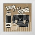 thumbnail image 1 of Urban, Mary 26x26 White Modern Wood Framed Museum Art Print Titled - Lets Do Coffee Taupe, 1 of 4