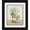 thumbnail image 1 of Urban, Mary 26x32 Black Ornate Wood Framed with Double Matting Museum Art Print Titled - Cotton Bouquet III Cream, 1 of 4