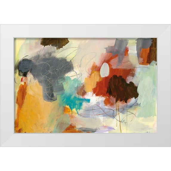 Urban, Mary 32x23 White Modern Wood Framed Museum Art Print Titled - Hardy I