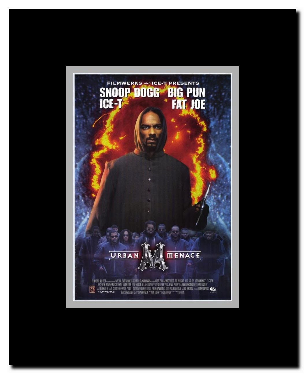 Urban Menace Framed Movie Poster