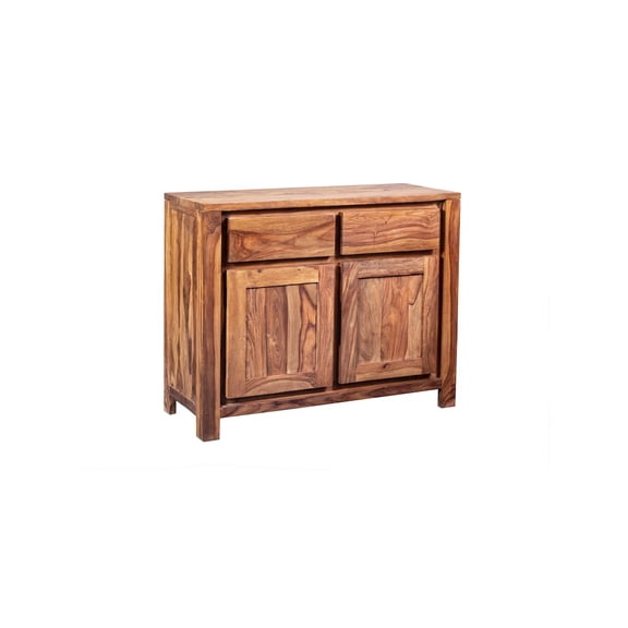 Urban Mid-Century Modern 2 Drawer 2 Door Sideboard - Natural.