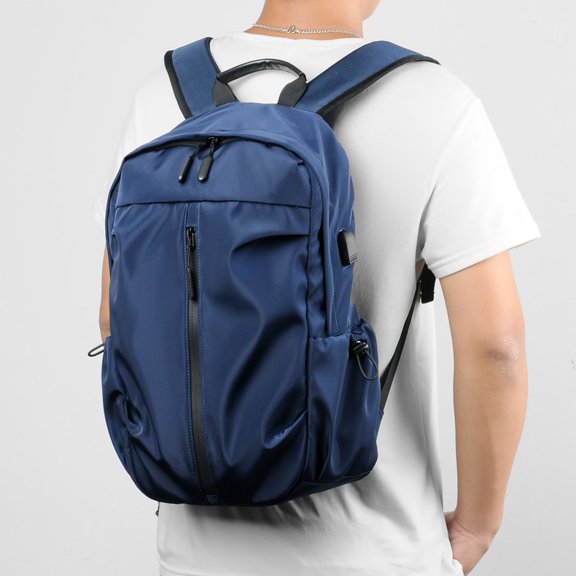 Urban Minimalist Student Men's Backpack Backpack,Blue