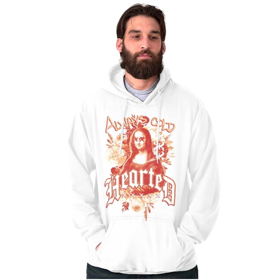 Urban Mona Lisa Always Cold Hearted Hoodie Sweatshirt Women Men Brisco Brands S
