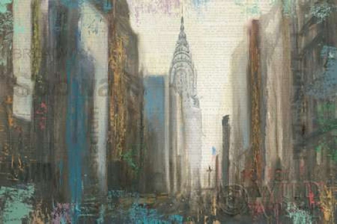 Urban Movement I NY Canvas Art - Myles Sullivan (24 x 36)
