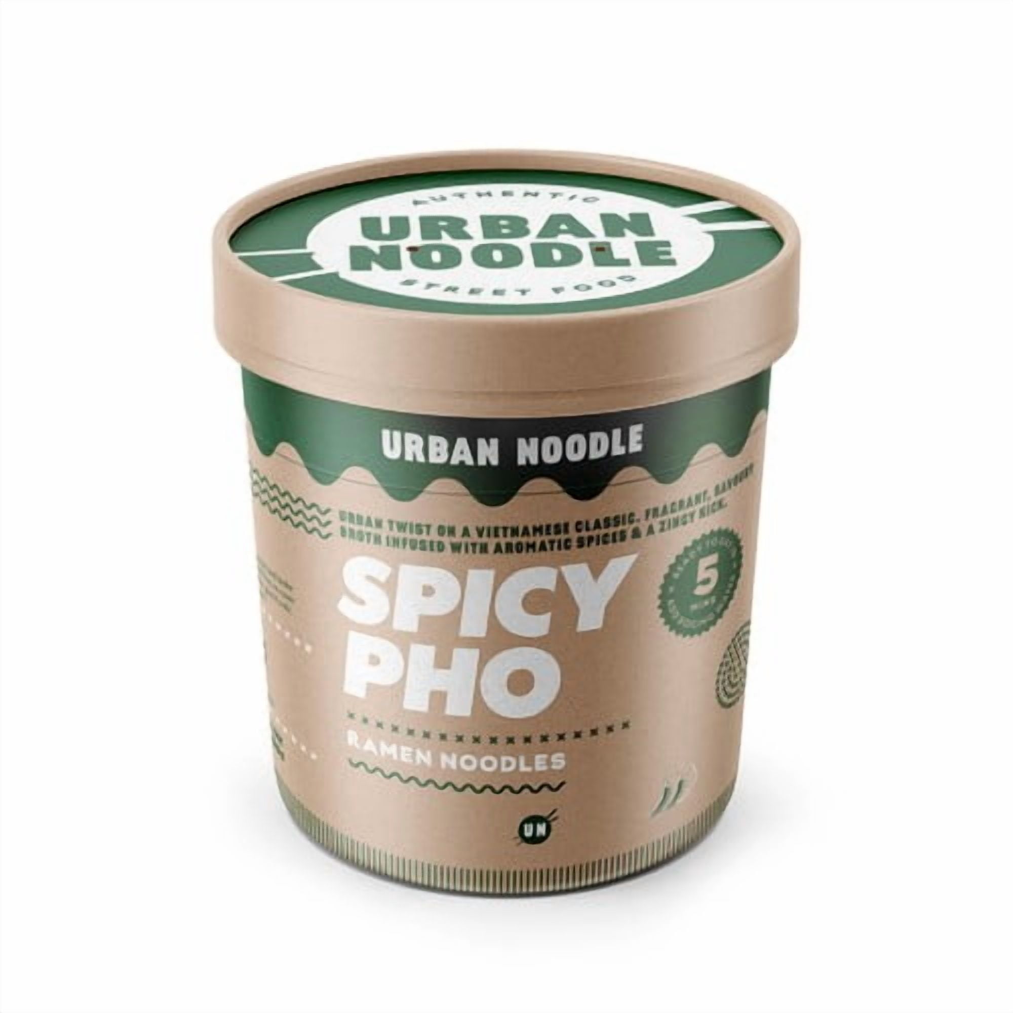Urban Noodle Spicy Pho Ramen Pot 87g, British Import (Pack of 3)