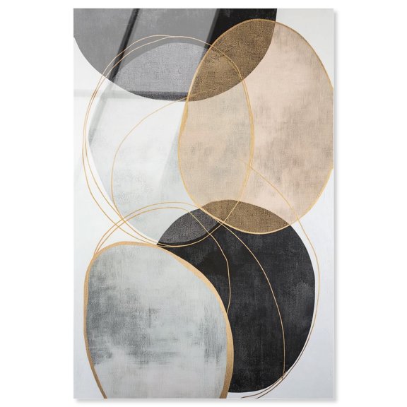 Urban Orbits IV Acrylic Print Black Wall Art by Art Remedy, Ready to Hang, 24 x 36