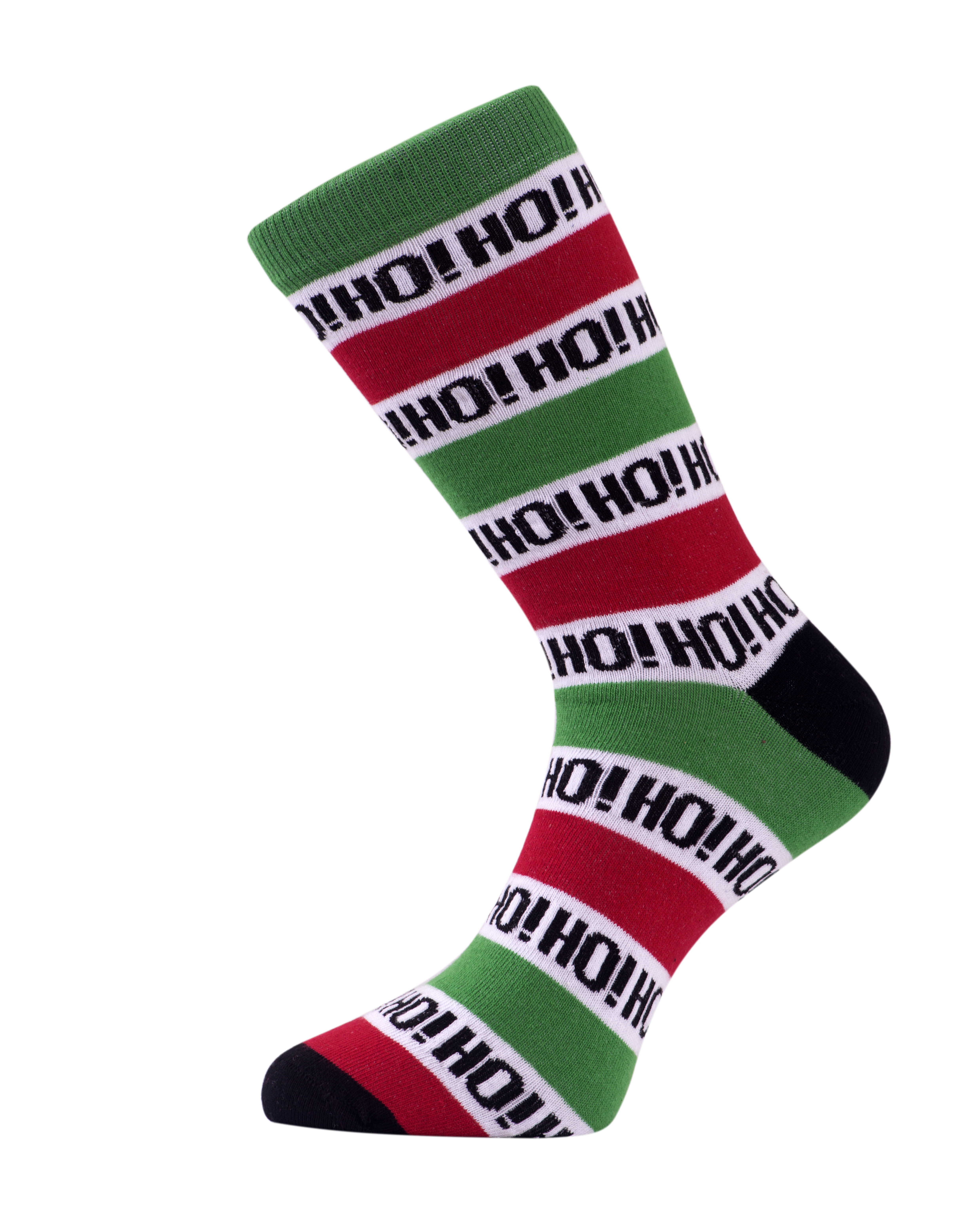 Urban-Peacock Men's Holiday Novelty Fun Dress Socks - Ho! Ho! Ho! -  Striped, 1 Pair - Walmart.com