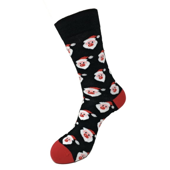 Urban-Peacock Men's Holiday Novelty Fun Dress Socks - Holiday Christmas Santas