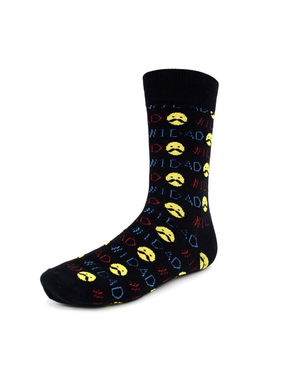 Men's Novelty Fun Crew Socks for Dress or Casual - # 1 Dad